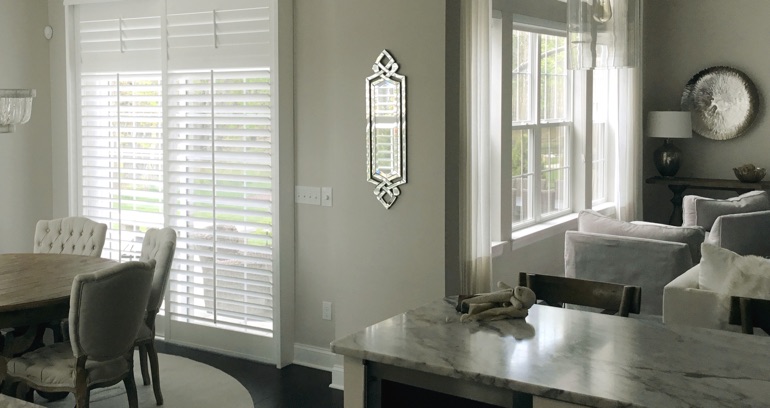 San Diego kitchen sliding door shutters